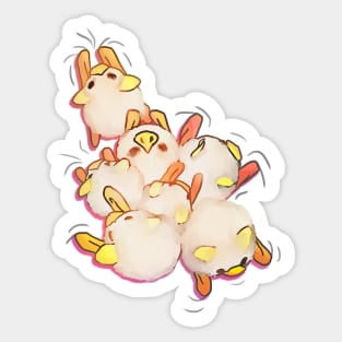 Honduran white bats Sticker